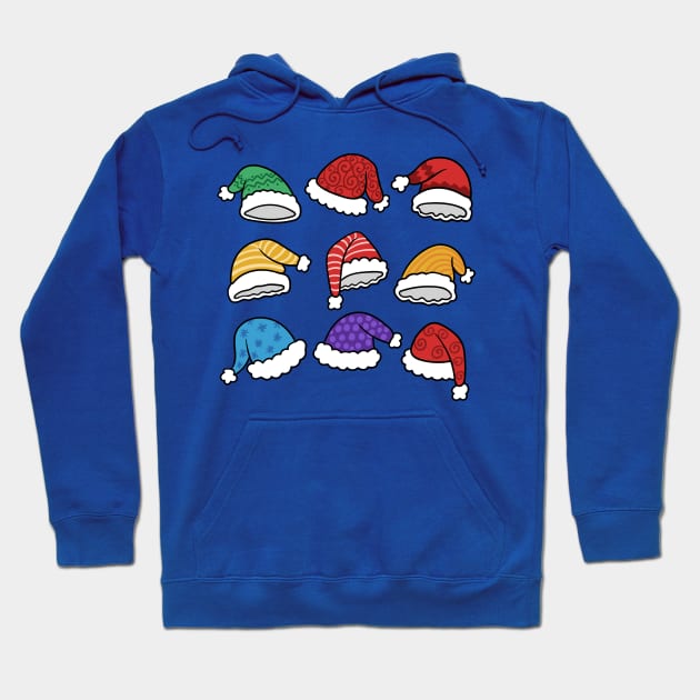 Santa Hat Hoodie by Mako Design 